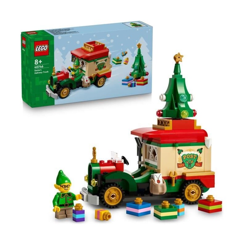 LEGO 40746 Le Camion de Livraison du Pere Noël - Jouet des 8 ans & D LEGO 40746 Le Camion de Livraison du Pere Noël - Jouet des 8 ans & D