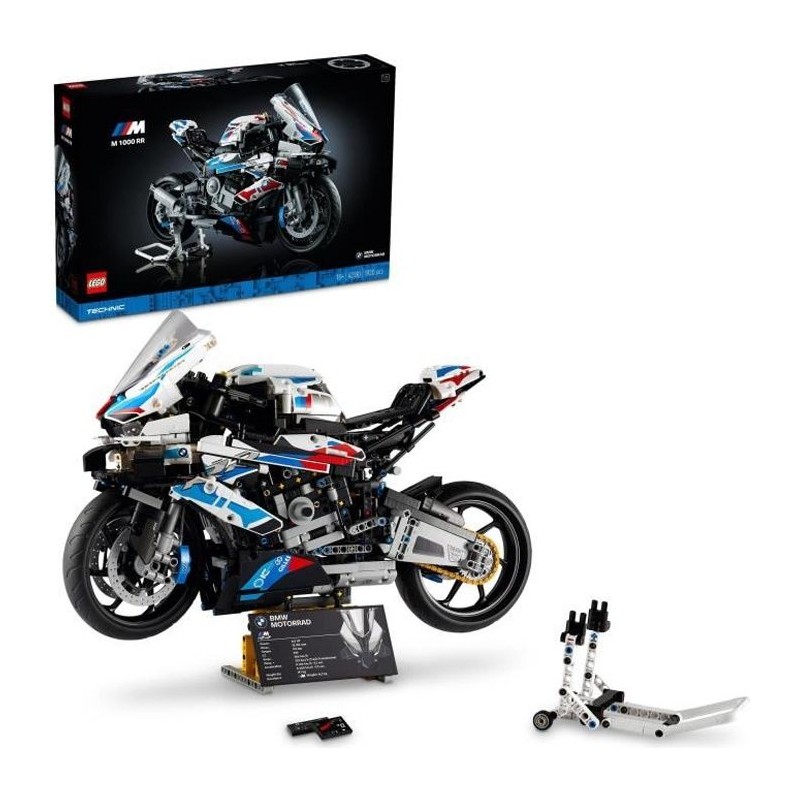 LEGO Technic 42130 BMW M 1000 RR, Construction Moto BMW, Maquette Moto