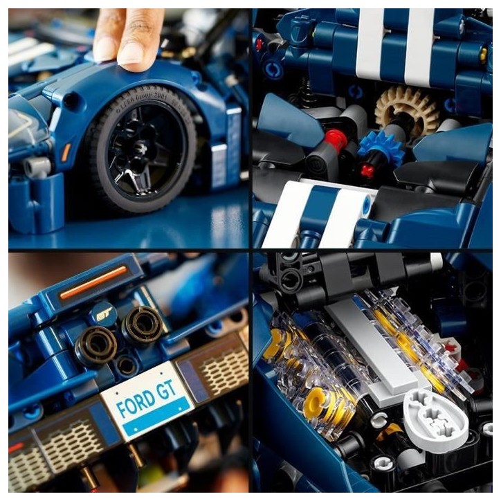 LEGO Technic 42154 Ford GT 2022, Maquette de Voiture pour Adultes, Échelle 1:12, Niveau Avancé LEGO Technic 42154 Ford GT 2022, Maquette de Voiture pour Adultes, Échelle 1:12, Niveau Avancé