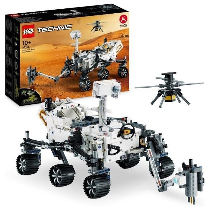 LEGO Technic 42158 NASA Mars Rover Perseverance, Jouet Découverte de l'Espace, avec AR App LEGO Technic 42158 NASA Mars Rover Perseverance, Jouet Découverte de l'Espace, avec AR App