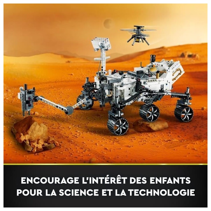 LEGO Technic 42158 NASA Mars Rover Perseverance, Jouet Découverte de l'Espace, avec AR App LEGO Technic 42158 NASA Mars Rover Perseverance, Jouet Découverte de l'Espace, avec AR App
