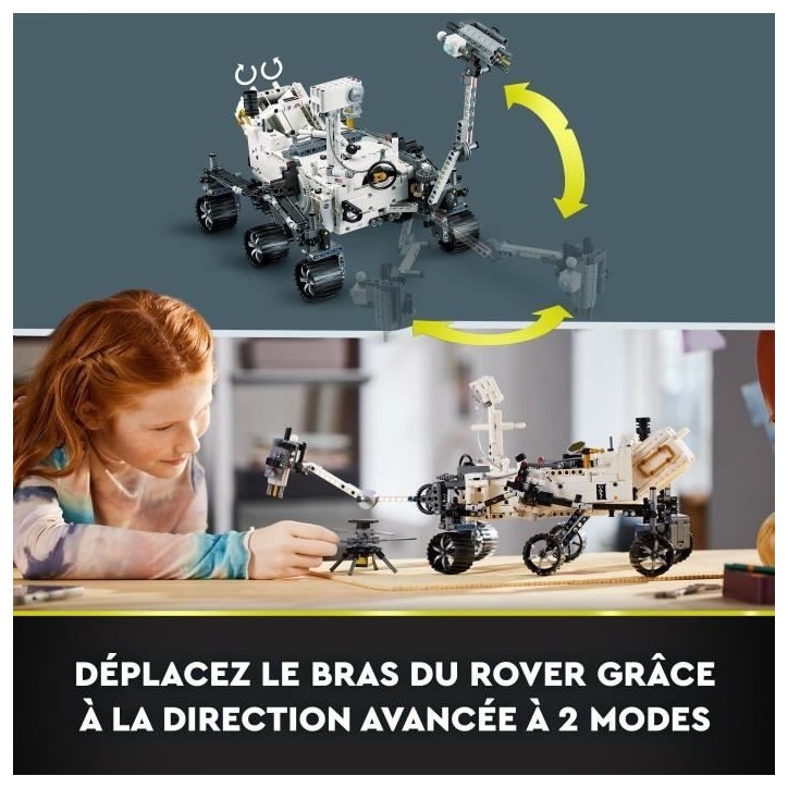 LEGO Technic 42158 NASA Mars Rover Perseverance, Jouet Découverte de l'Espace, avec AR App LEGO Technic 42158 NASA Mars Rover Perseverance, Jouet Découverte de l'Espace, avec AR App