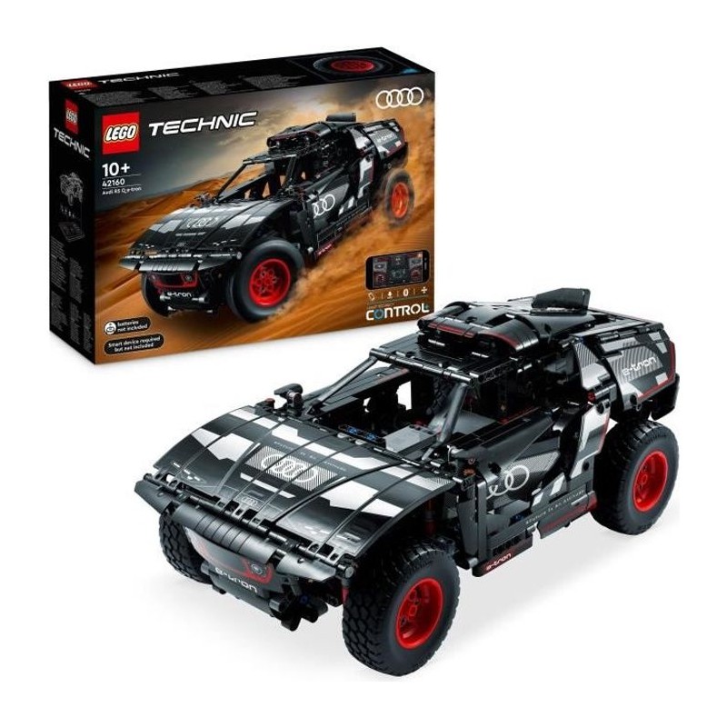 LEGO Technic 42160 Audi RS Q e-tron, Voiture de Rallye Télécommandé LEGO Technic 42160 Audi RS Q e-tron, Voiture de Rallye Télécommandé