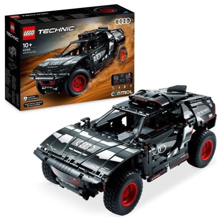 LEGO Technic 42160 Audi RS Q e-tron, Voiture de Rallye Télécommandée, Maquette Off-Road Dakar LEGO Technic 42160 Audi RS Q e-tron, Voiture de Rallye Télécommandée, Maquette Off-Road Dakar
