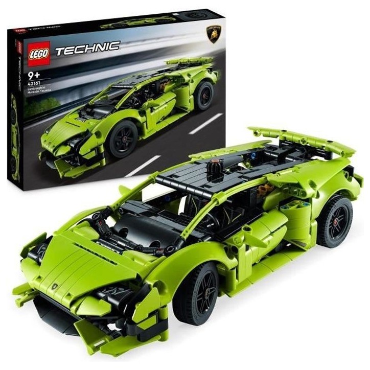 LEGO Technic 42161 Lamborghini Huracán Tecnica, Kit de Maquette de Voiture pour Enfants Fans de Sport Automobile
