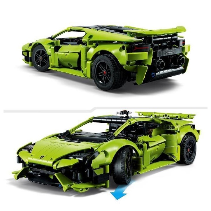 LEGO Technic 42161 Lamborghini Huracán Tecnica, Kit de Maquette de Voiture pour Enfants Fans de Sport Automobile