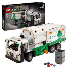 LEGO 42167 Technic Mack LR Electric Camion Poubelle, Jouet de Camion