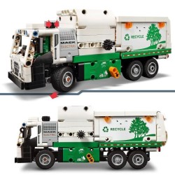 LEGO 42167 Technic Mack LR Electric Camion Poubelle, Jouet de Camion