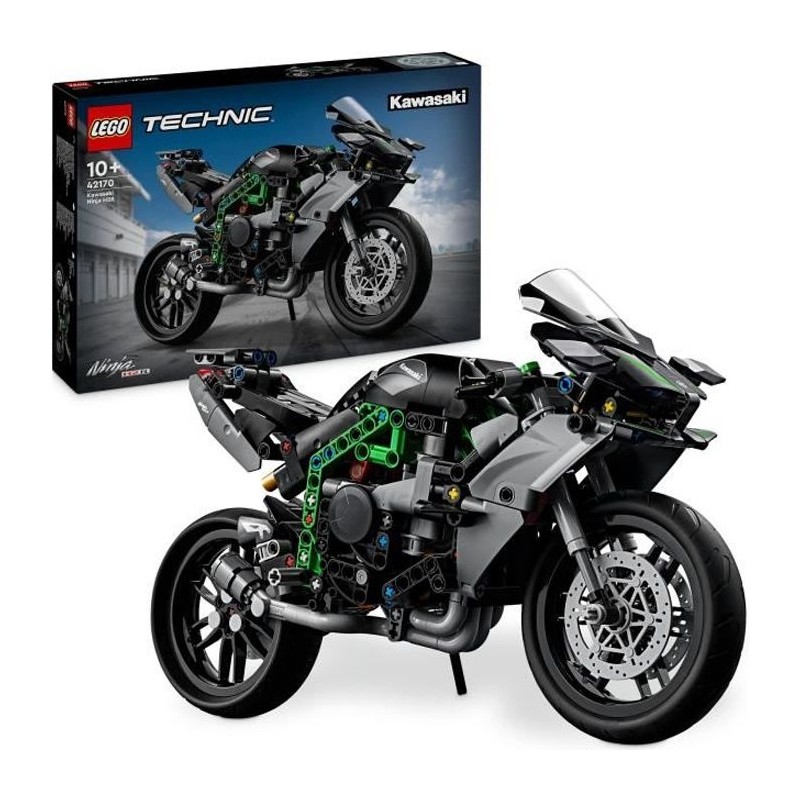 LEGO Technic 42170 La Moto Kawasaki Ninja H2R, Idée Cadeau pour Enfan LEGO Technic 42170 La Moto Kawasaki Ninja H2R, Idée Cadeau pour Enfan
