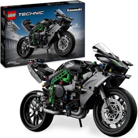 LEGO Technic 42170 La Moto Kawasaki Ninja H2R, Idée Cadeau pour Enfan