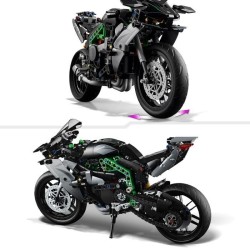 LEGO Technic 42170 La Moto Kawasaki Ninja H2R, Idée Cadeau pour Enfan