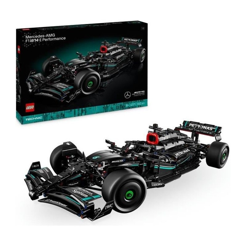 LEGO Technic 42171 Mercedes-AMG F1 W14 E Performance, Réplique, Déco LEGO Technic 42171 Mercedes-AMG F1 W14 E Performance, Réplique, Déco