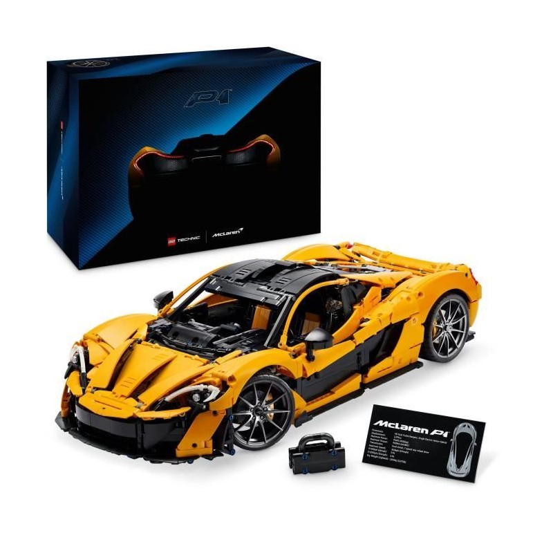 LEGO Technic 42172 McLaren P1 -Kit Maquette Hypercar pour Adultes Pass LEGO Technic 42172 McLaren P1 -Kit Maquette Hypercar pour Adultes Pass