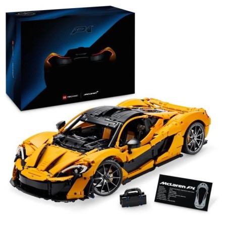 LEGO Technic 42172 McLaren P1 -Kit Maquette Hypercar pour Adultes Pass