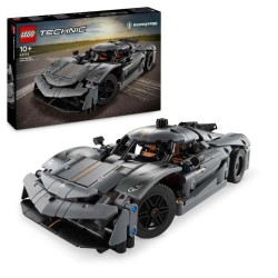 LEGO Technic 42173 Hypercar Koenigsegg Jesko Absolut grise - Set de co