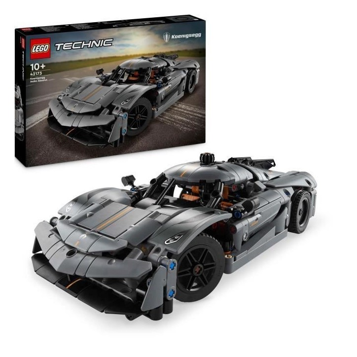 LEGO Technic 42173 Hypercar Koenigsegg Jesko Absolut grise - Set de construction