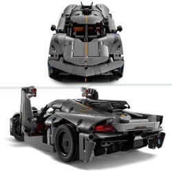LEGO Technic 42173 Hypercar Koenigsegg Jesko Absolut grise - Set de co