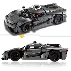 LEGO Technic 42173 Hypercar Koenigsegg Jesko Absolut grise - Set de co