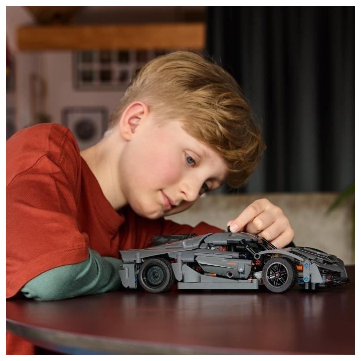 LEGO Technic 42173 Hypercar Koenigsegg Jesko Absolut grise - Set de construction