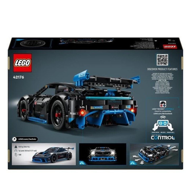 LEGO Technic 42176 Voiture de course Porsche GT4 e-Performance - Modele télécommandé LEGO Technic 42176 Voiture de course Porsche GT4 e-Performance - Modele télécommandé