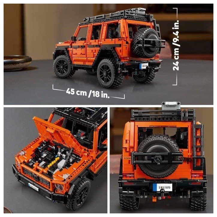 LEGO Technic Mercedes-Benz G500 PROFESSIONAL Line - Maquette Voiture a Construire pour Adultes - Modele de Classe G - Idée Cade