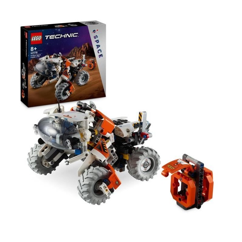 LEGO Technic 42178 La Chargeuse Spatiale de Surface LT78, Jouet Aventu