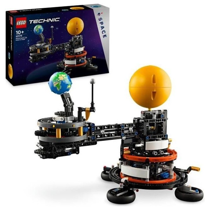 LEGO Technic 42179 La Planete Terre et la Lune en Orbite, Jouet, Theme du Systeme Solaire LEGO Technic 42179 La Planete Terre et la Lune en Orbite, Jouet, Theme du Systeme Solaire
