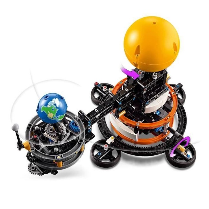LEGO Technic 42179 La Planete Terre et la Lune en Orbite, Jouet, Theme du Systeme Solaire LEGO Technic 42179 La Planete Terre et la Lune en Orbite, Jouet, Theme du Systeme Solaire