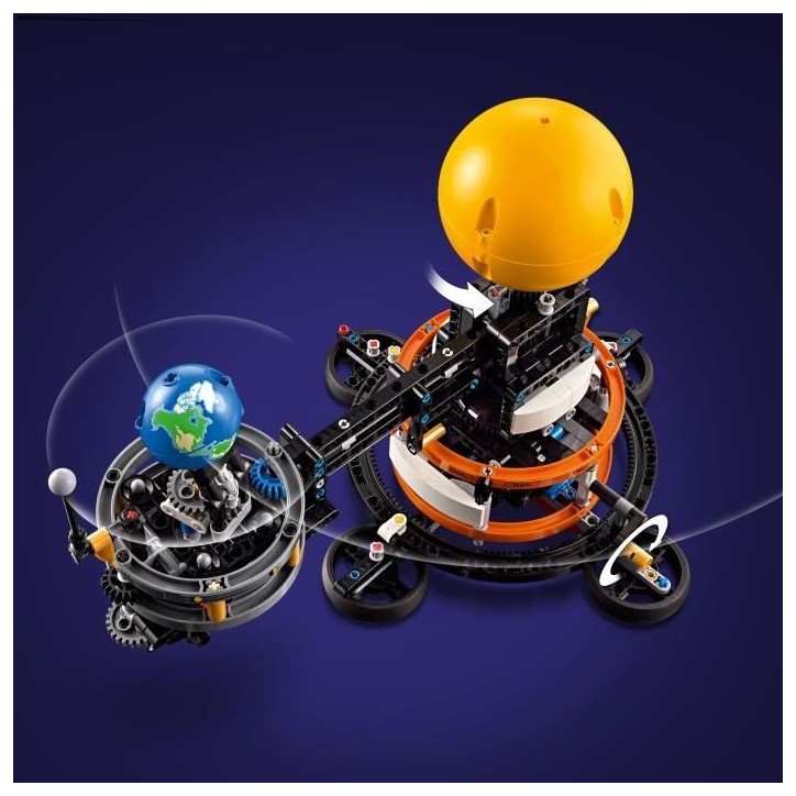 LEGO Technic 42179 La Planete Terre et la Lune en Orbite, Jouet, Theme du Systeme Solaire LEGO Technic 42179 La Planete Terre et la Lune en Orbite, Jouet, Theme du Systeme Solaire