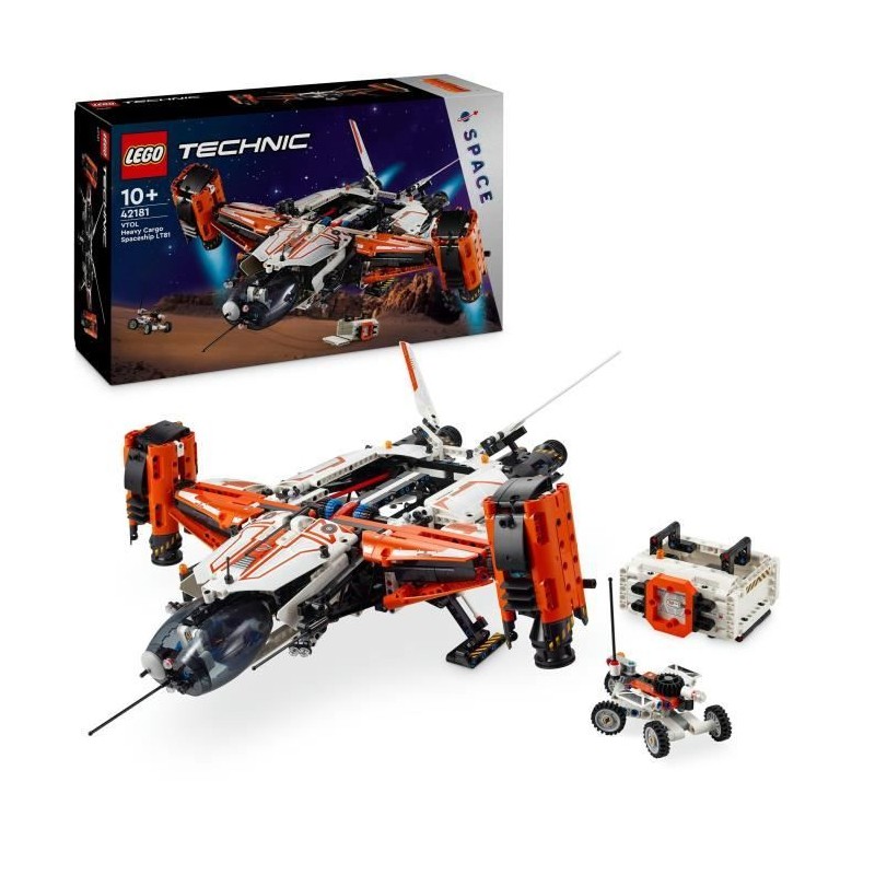 LEGO Technic 42181 Le Vaisseau Spatial Cargo VTOL LT81, Jouet de Const LEGO Technic 42181 Le Vaisseau Spatial Cargo VTOL LT81, Jouet de Const