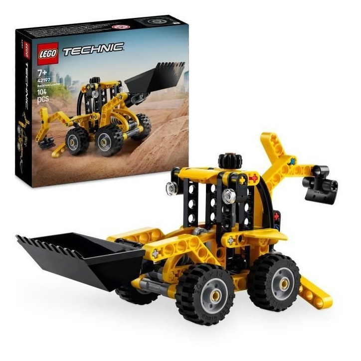 LEGO Technic 42197 Le tractopelle - Jeu de construction et cadeau pour garçon des 7 ans