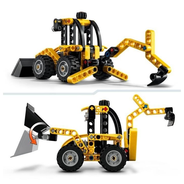 LEGO Technic 42197 Le tractopelle - Jeu de construction et cadeau pour garçon des 7 ans