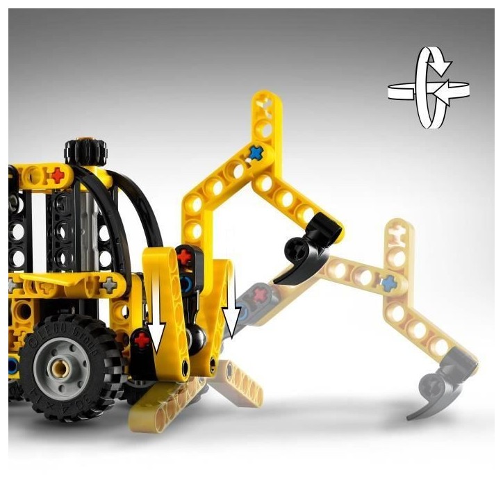LEGO Technic 42197 Le tractopelle - Jeu de construction et cadeau pour garçon des 7 ans