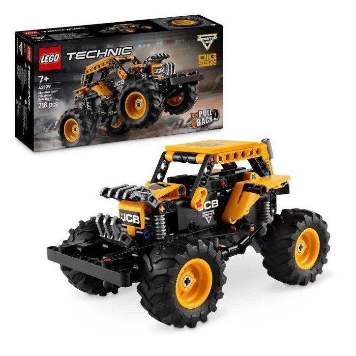 LEGO Technic 42199 Monster Jam DIGatron a rétrofriction - Maquette de camion pour garçon