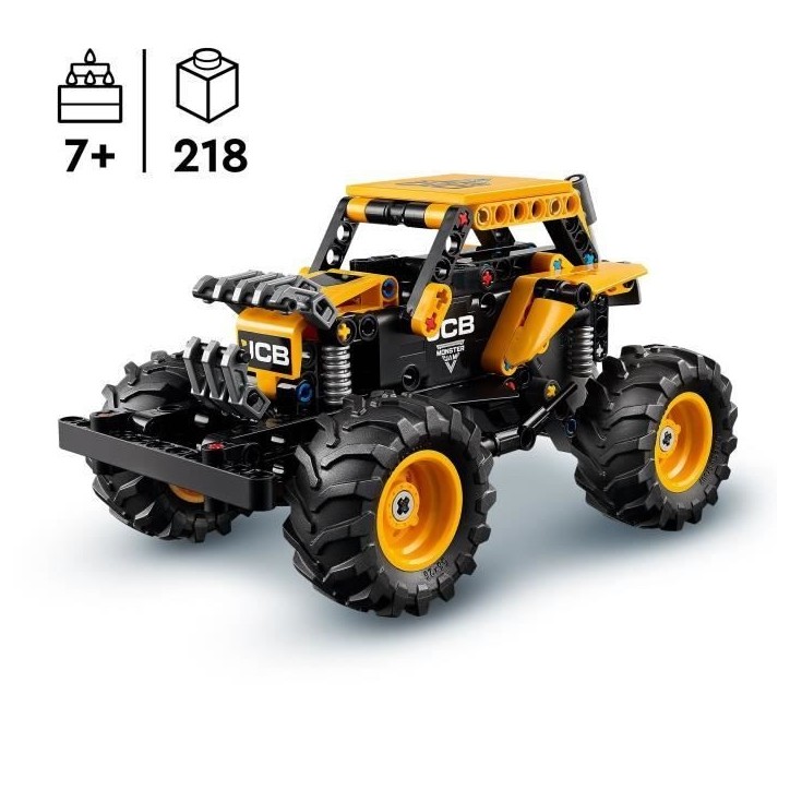 LEGO Technic 42199 Monster Jam DIGatron a rétrofriction - Maquette de camion pour garçon