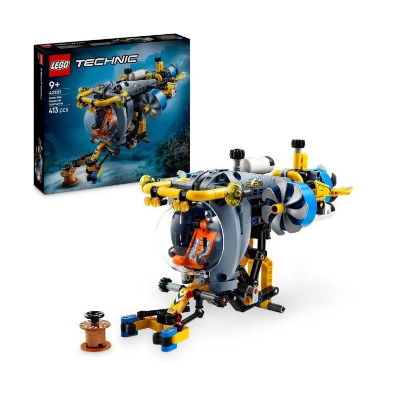 LEGO Technic 42201 Le sous marin de recherche en haute mer - Jeu de co LEGO Technic 42201 Le sous marin de recherche en haute mer - Jeu de co