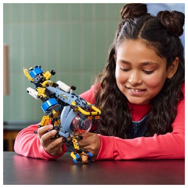 LEGO Technic 42201 Le sous marin de recherche en haute mer - Jeu de construction des 9 ans