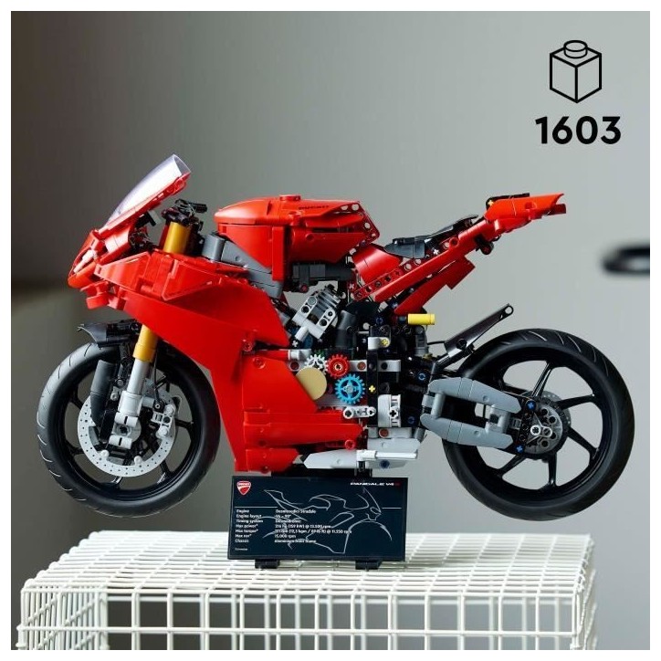 LEGO Technic 42202 La Moto Ducati Panigale V4 S - Moto a construire pour adulte