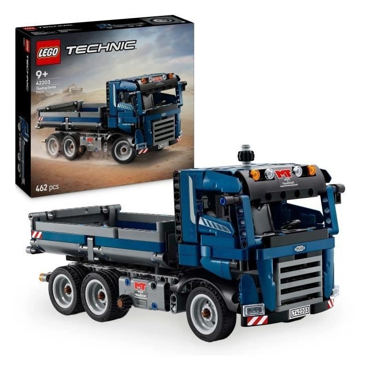 LEGO Technic 42203 Camion benne - Jeu de construction pour garçon des 9 ans - Idée cadeau