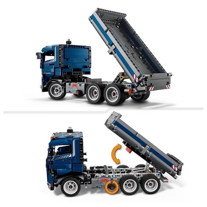 LEGO Technic 42203 Camion benne - Jeu de construction pour garçon des 9 ans - Idée cadeau