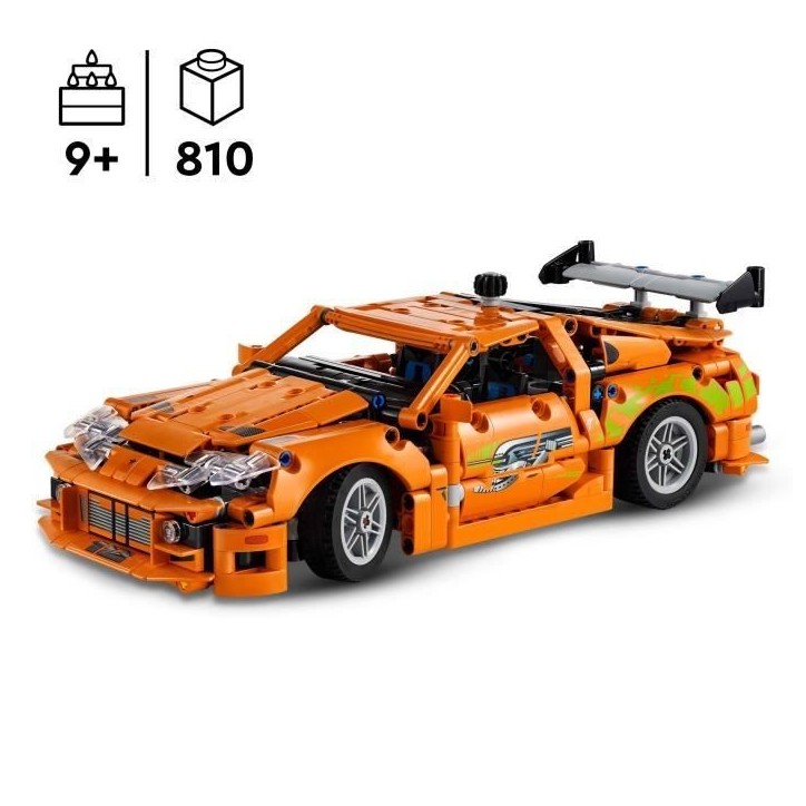 LEGO Technic 42204 Fast and Furious Toyota Supra MK4 - Jouet voiture pour garçon des 9 ans