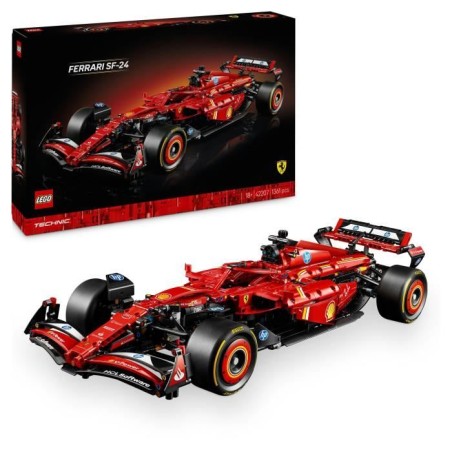 LEGO Technic 42207 F1 Ferrari SF-24 - Voiture collector avec moteur V6