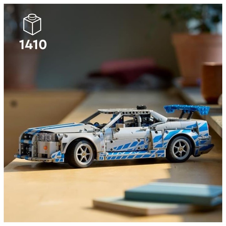 LEGO Technic 42210 Voiture Nissan Skyline GT-R (R34) 2 Fast 2 Furious - Set pour Adulte