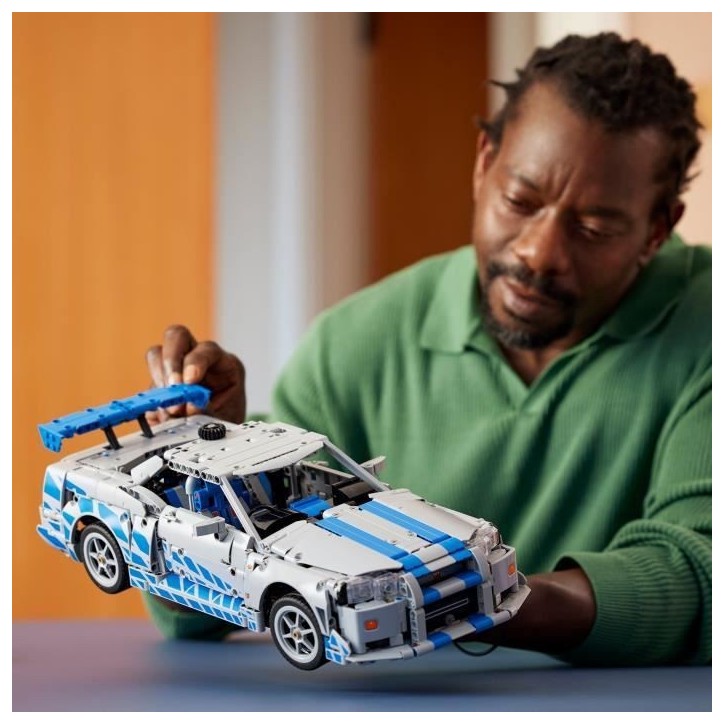 LEGO Technic 42210 Voiture Nissan Skyline GT-R (R34) 2 Fast 2 Furious - Set pour Adulte