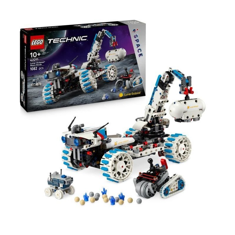 LEGO Technic 42211 Véhicule Lunaire Lunar Outpost - Jeu de Constructi LEGO Technic 42211 Véhicule Lunaire Lunar Outpost - Jeu de Constructi