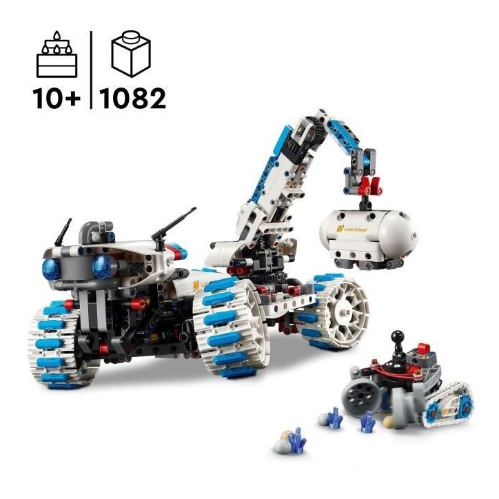 LEGO Technic 42211 Véhicule Lunaire Lunar Outpost - Jeu de Construction enfant 10 ans