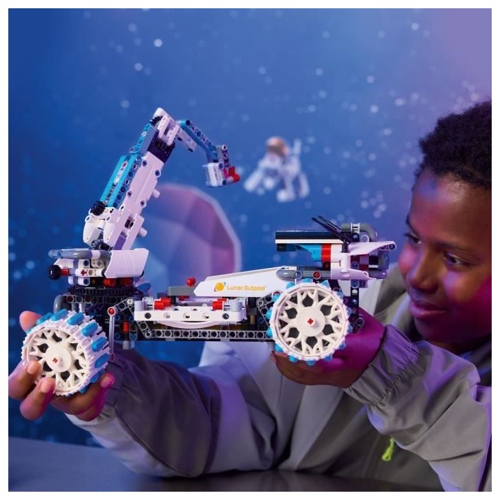 LEGO Technic 42211 Véhicule Lunaire Lunar Outpost - Jeu de Construction enfant 10 ans