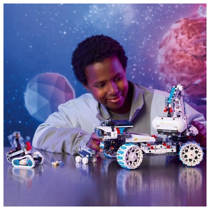 LEGO Technic 42211 Véhicule Lunaire Lunar Outpost - Jeu de Construction enfant 10 ans