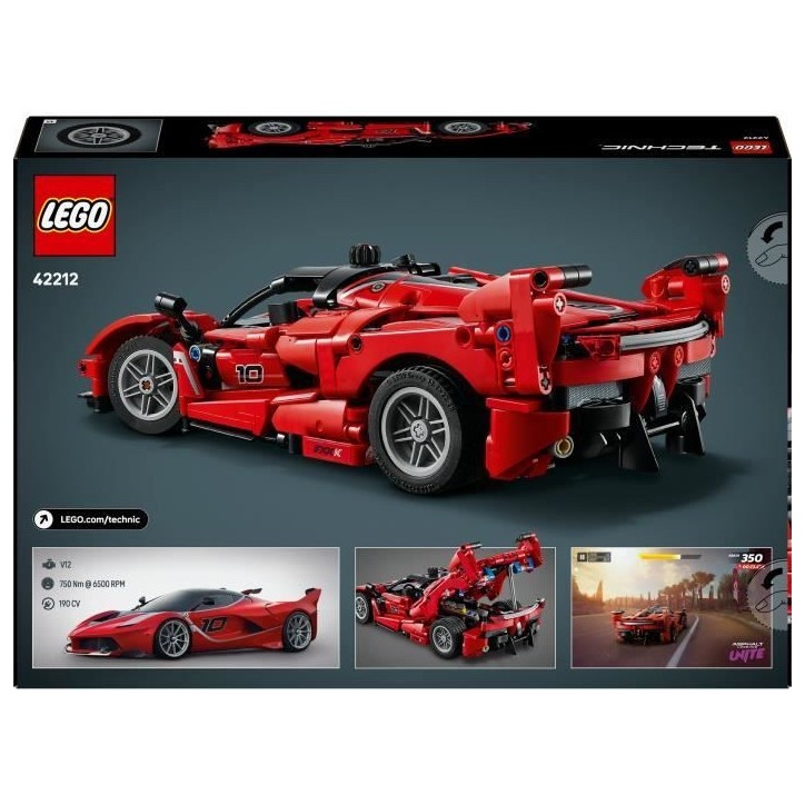 LEGO Technic 42212 Ferrari FXX K - Jeu de Construction enfant des 10 ans - Cadeau LEGO Technic 42212 Ferrari FXX K - Jeu de Construction enfant des 10 ans - Cadeau