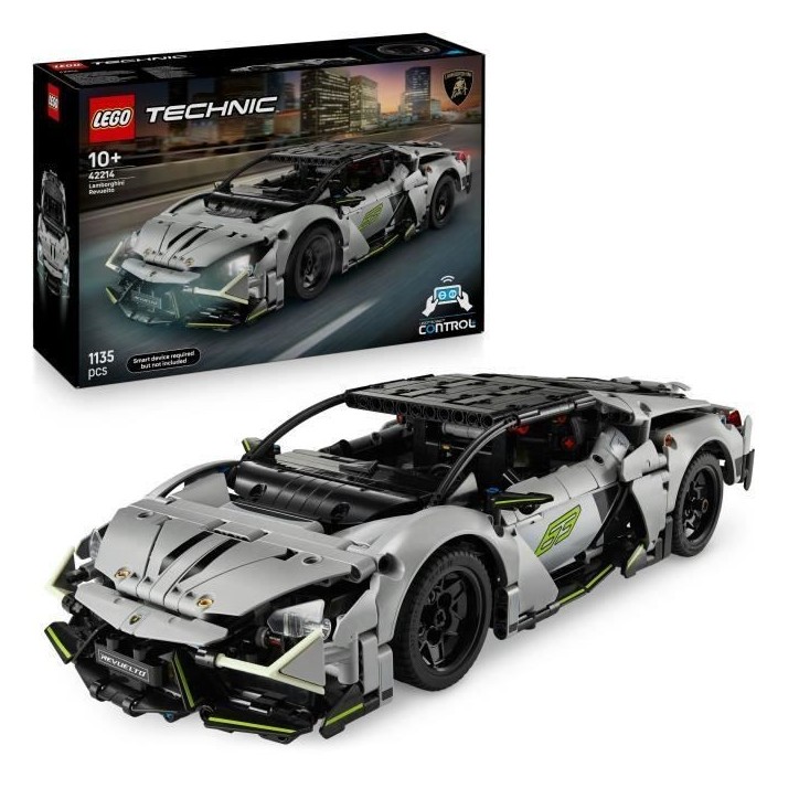LEGO Technic 42214 Supercar Lamborghini Revuelto - Jeu de Construction enfant 10 ans